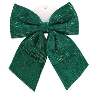 Бант на елку Marinella 29*24 см зеленый Due Esse Christmas фото 1