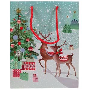 Подарочный пакет Christmas Stories: Reindeer 18*14 см