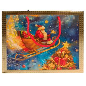 Подарочный пакет Санта - Северный Express 23*18 см