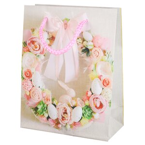 Подарочный пакет Easter Flowers 18*14 см Due Esse Christmas фото 1