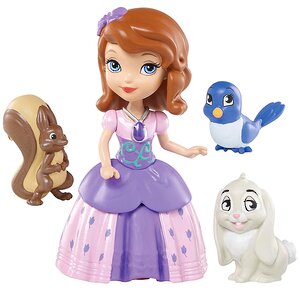 Игровой набор София Прекрасная с питомцами 7.5 см Mattel фото 1