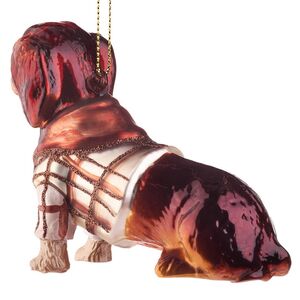 Елочная игрушка Такса с Оксфорд-стрит 12 см, стекло Goodwill фото 8