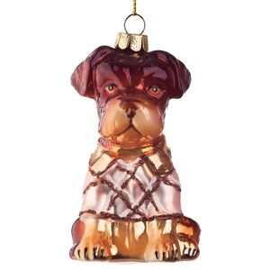 Елочная игрушка Норфолк-терьер с Оксфорд-стрит 12 см, стекло Goodwill фото 1