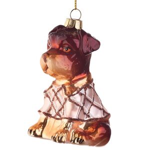 Елочная игрушка Норфолк-терьер с Оксфорд-стрит 12 см, стекло Goodwill фото 3