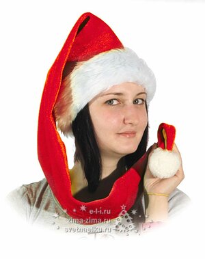 Новогодний Колпак Длинный Новогодний Колпак Длинный