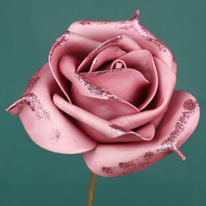 Искусственная роза Ивонн: Adore Aroma 14 см, клипса Koopman фото 4
