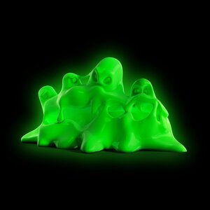 Набор для опытов Светящийся лизун - Желтый с зеленым свечением Трюки науки фото 2