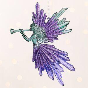 Елочная игрушка Soul Peacock - Ангел Руфина 17 см, подвеска Kurts Adler фото 5