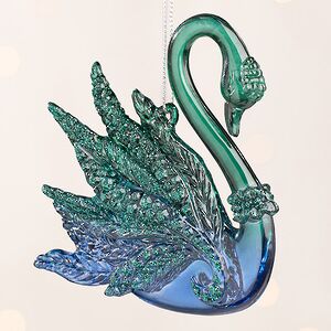Елочная игрушка Soul Peacock - Лебедь Ник 10 см, подвеска Kurts Adler фото 3