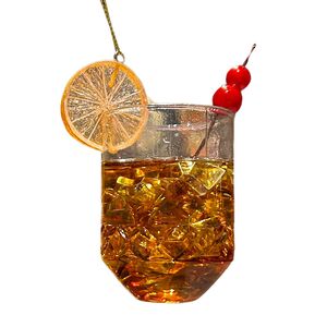 Стеклянная елочная игрушка Бокал с Коктейлем - Long Island Ice Tea Kurts Adler фото 1
