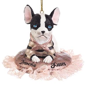 Елочная игрушка Бульдог Уильям 6 см