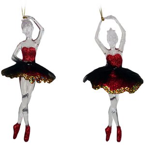 Елочная игрушка Балерина Уочиви - Spettacolo Burlesque 18 см, подвеска Kurts Adler фото 2