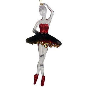 Елочная игрушка Балерина Уочиви - Spettacolo Burlesque 18 см, подвеска Kurts Adler фото 1