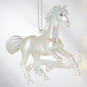 Елочная игрушка Пегас Топаз из Долины Дхавии - Precioze Opale 10 см, подвеска