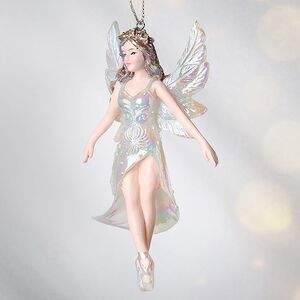 Елочная игрушка Лесная Фея Эмми - Precioze Opale 12 см, подвеска Kurts Adler фото 6