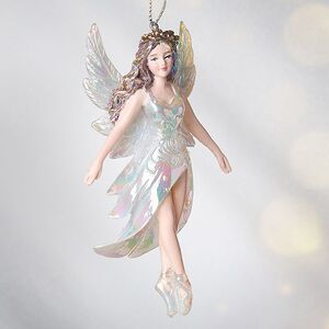Елочная игрушка Лесная Фея Эмми - Precioze Opale 12 см, подвеска Kurts Adler фото 4