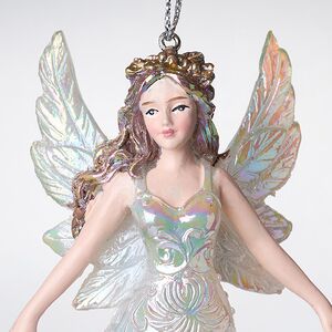 Елочная игрушка Лесная Фея Эмми - Precioze Opale 12 см, подвеска Kurts Adler фото 2