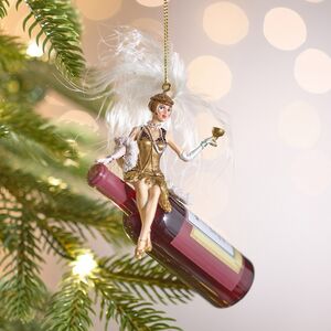 Елочная игрушка Леди Катрисса - Cabaret Style 8 см, подвеска Kurts Adler фото 2