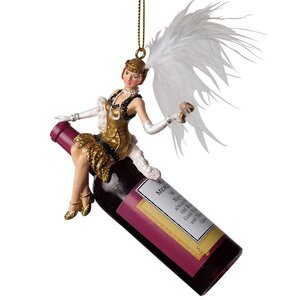 Елочная игрушка Леди Катрисса - Cabaret Style 8 см, подвеска