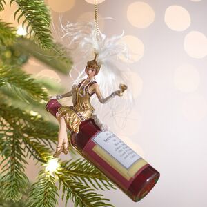 Елочная игрушка Леди Катрисса - Cabaret Style 8 см, подвеска Kurts Adler фото 3