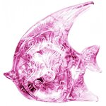 3Д пазл Рыбка розовая 19 элементов