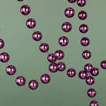 Бусы на елку Гигант 2 см*270 см royal purple, пластик