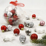 Набор елочных мини-украшений Christmas Gift: Зимняя ягода, 30 шт, пластик