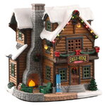 Композиция Горнолыжний курорт Игл-Ридж 18*17 см, подсветка