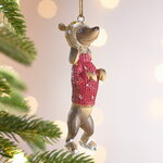 Елочная игрушка Такса Ларри 10 см