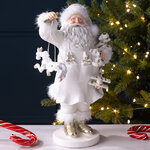 Фигурка Санта Клаус с игрушками - Merry Christmas 23 см