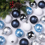 Елочные шары Gracy - Зимний Вечер 6 см, 30 шт, пластик