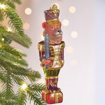 Елочная игрушка Гвардеец Баффи 18 см, стекло