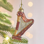 Елочная игрушка Арфа - Claudio Monteverdi 9 см, стекло