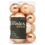 Елочные шары Первый Бал 3.5 см, 16 шт, стекло