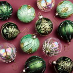 Елочные шары Pine Scent 8 см, 12 шт, стекло