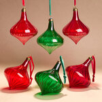 Елочные игрушки Elisir Fortunato 12 см, 6 шт, стекло