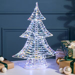 Светодиодная Елка Франсин 50 см, 120 холодных белых LED ламп, IP44