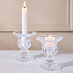 Стеклянный подсвечник Томбрандо 10 см