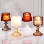 Набор стеклянных подсвечников-бокалов Bolzano 15 см, 4 шт