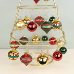 Набор стеклянных шаров Christmas Candy: Рождественский, 4-6 см, 20 шт