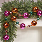 Бусы на елку Радужное Сияние 210 см, пластик