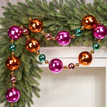 Бусы на елку Радужное Сияние 210 см, пластик