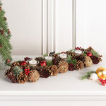 Подсвечник из шишек Рождественский Лес 54 см
