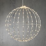 Подвесной светильник Шар Вэллар 40 см, 260 теплых белых LED ламп, таймер, IP44