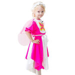 Карнавальный костюм Бабочка Лора розовый, рост 104-116 см