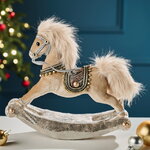 Декоративная фигурка Лошадка-качалка Селеста 29 см