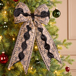 Бант на елку Eclat Sombre - Frostaria 40*23 см