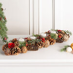 Подсвечник из шишек Лесная Романтика 54 см