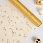 Ткань для декорирования Asterisco 270*28 см золотая