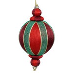 Елочный шар Ouverture: La Fenice 8 см красный